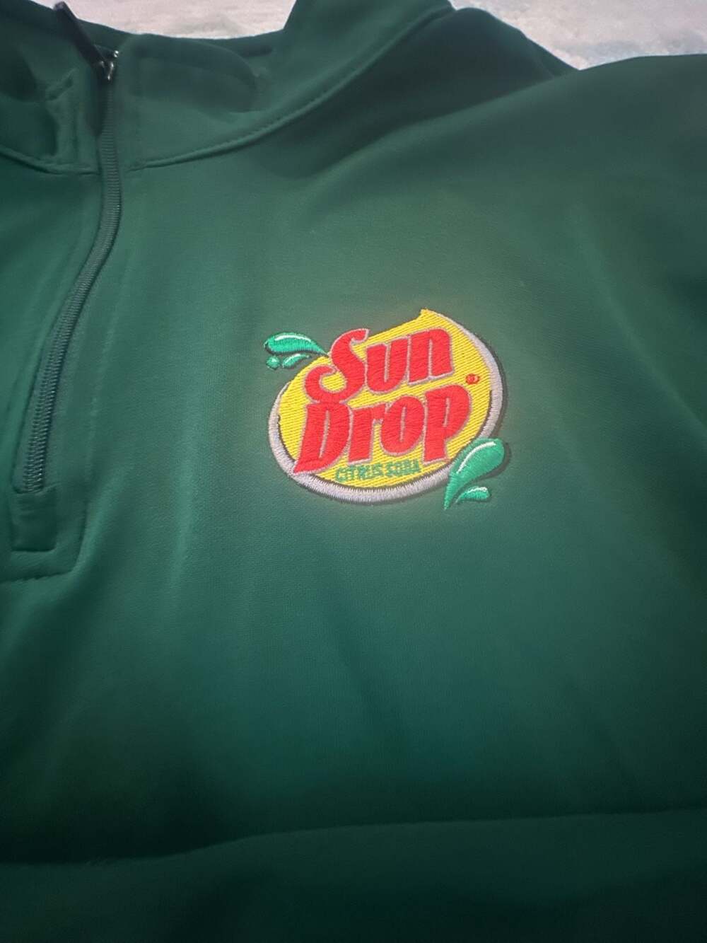 LG - Augusta Sportswear Sun Drop Citrus Soda Embroidered 1/4 Quarter-Zip Pullove